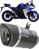 Exhaust Tip With Noise Certification Lv-10 Carbon Fiber Stainless Steel End Cap - Leovince Compatible With Kawasaki Z 900 (2017-2019)