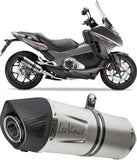 Exhaust Tip With Noise Certification Factory S Titanium Carbon Fiber End Cap - Leovince Compatible With Kawasaki Ninja 1100 Sx Tourer (2020-2024)