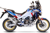 Exhaust Tip With Noise Certification Lv One Evo Stainless Steel - Leovince Compatible With Honda Crf 1100 L Africa Twin (2024-2026)