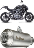 Exhaust Tip With Noise Certification Lv-10 Stainless Steel Stainless Steel End Cap - Leovince Compatible With Kawasaki Z 900 A2 (2018-2024)