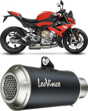 Exhaust Tip With Noise Certification Lv-X Aluminum Stainless Steel End Cap - Leovince Compatible With Suzuki Ltz 400 (2003-2008)