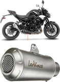 Exhaust Tip With Noise Certification Lv-10 Stainless Steel Stainless Steel End Cap - Leovince Compatible With Kawasaki Z 900 A2 (2025-2026)