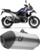 Exhaust Tip With Noise Certification Lv-14 Titanium Carbon Fiber End Cap - Leovince Compatible With Bmw R 1300 Gs Adventure (2024-2026)