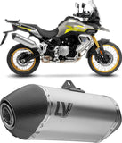 Exhaust Tip With Noise Certification Lv-14 Titanium Carbon Fiber End Cap - Leovince Compatible With Voge Valico 900 Dsx (2024-2026)
