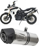 Exhaust Tip With Noise Certification Nero Stainless Steel Carbon Fiber End Cap - Leovince Compatible With Ktm 1290 Super Adventure (2015-2016)