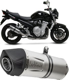Exhaust Tip With Noise Certification Lv-14 R Titanium Carbon Fiber End Cap - Leovince Compatible With Kawasaki Ninja 400 (2022-2023)