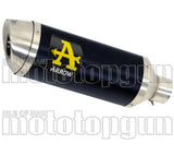 Exhaust Tip With Noise Certification Thunder Black Aluminium Stainless Steel - Arrow Special Parts Compatible With Honda Cbr 650 R (2019-2023)