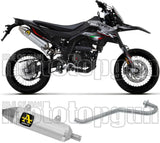 Complete Catalytic Exhaust System With Sound Certification Thunder Aluminium Stainless Steel - Arrow Special Parts Compatible With Um Dsr Ex 125 (2018-2020)