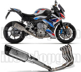 Complete Non-Catalytic Exhaust System With Sound Certification Pista Titanium Carbon - Arrow Special Parts Compatible With Bmw M 1000 R (2023-2024)