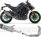 Complete Non-Catalytic Exhaust System With Sound Certification Indy-Race Evo Titanium Carby End Cap - Arrow Special Parts Compatible With Kawasaki Z 1100 (2025-2026)