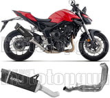 Complete Non-Catalytic Exhaust System With Sound Certification Indy-Race Evo Black Aluminium Carby End Cap - Arrow Special Parts Compatible With Honda Cb 1000 Hornet (2025-2026)