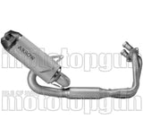 Complete Catalytic Exhaust System With Sound Certification Indy-Race Evo Titanium Carby End Cap - Arrow Special Parts Compatible With Kawasaki Z 650 35Kw (2024-2026)