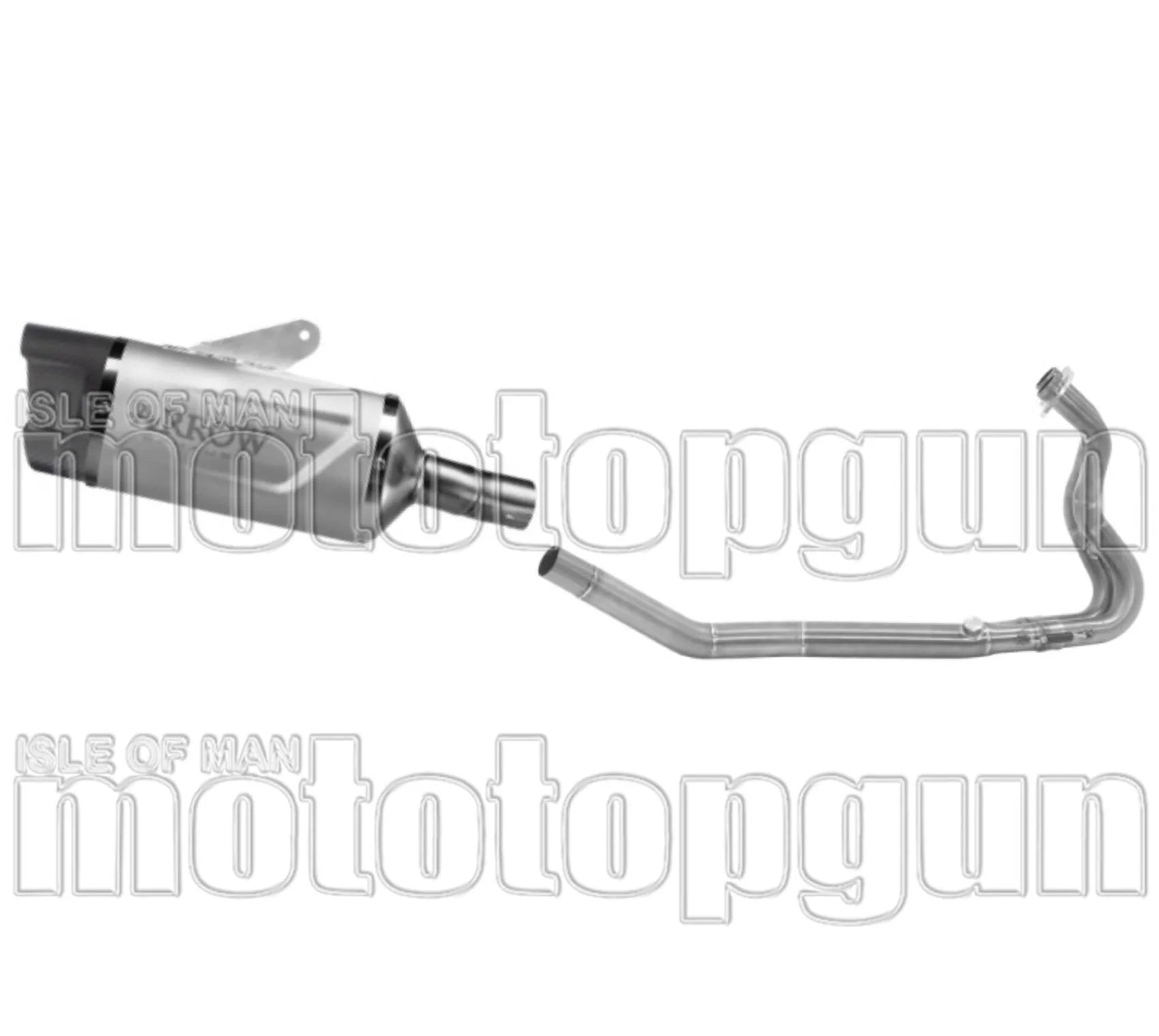 Complete Non-Catalytic Exhaust System With Sound Certification Indy-Race Evo Titanium Carbon - Arrow Special Parts Compatible With Kawasaki Z 500 (2024-2026)