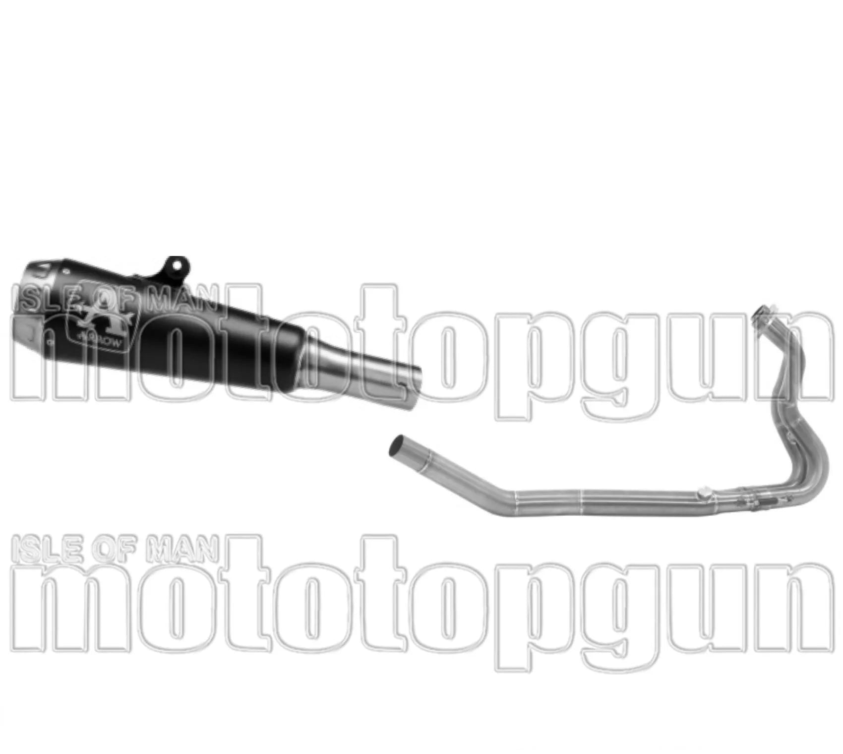Complete Non-Catalytic Exhaust System With Sound Certification Pro-Race Black Nichrom - Arrow Special Parts Compatible With Kawasaki Z 500 (2024-2026)