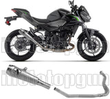 Complete Non-Catalytic Exhaust System With Sound Certification Pro-Race Nichrom - Arrow Special Parts Compatible With Kawasaki Z 500 (2024-2026)