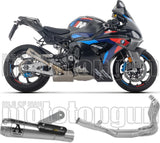 Complete Non-Catalytic Exhaust System With Sound Certification Pro-Race Nichrom Aluminium End Cap - Arrow Special Parts Compatible With Bmw M 1000 Rr (2025-2026)