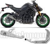 Complete Non-Catalytic Exhaust System With Sound Certification Pro-Race Nichrom Steel End Cap - Arrow Special Parts Compatible With Kawasaki Z 1100 (2025-2026)