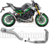 Complete Non-Catalytic Exhaust System With Sound Certification Pro-Race Titanium - Arrow Special Parts Compatible With Kawasaki Z 900 (2025-2026)