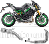 Complete Non-Catalytic Exhaust System With Sound Certification Pro-Race Titanium - Arrow Special Parts Compatible With Kawasaki Z 900 (2025-2026)