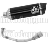 Complete Non-Catalytic Exhaust System With Sound Certification Urban Black Aluminium Carbon - Arrow Special Parts Compatible With Honda Pcx 125 (2021-2024)