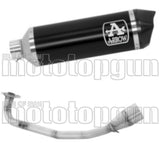 Complete Non-Catalytic Exhaust System With Sound Certification Urban Black Aluminium Carbon - Arrow Special Parts Compatible With Honda Pcx 125 (2021-2024)