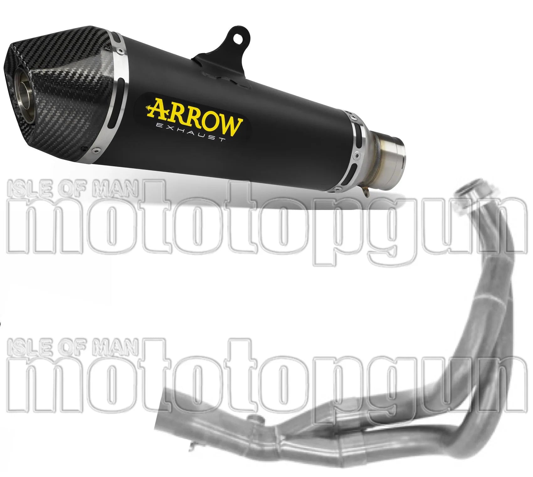 Complete Catalytic Exhaust System With Sound Certification X-Kone Black Nichrom Carbon - Arrow Special Parts Compatible With Kawasaki Ninja 650 (2021-2023)