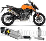 Exhaust Tip Without Sound Certification Race-Tech Aluminium Carby End Cap - Arrow Special Parts Compatible With Ktm 790 Duke (2025-2026)