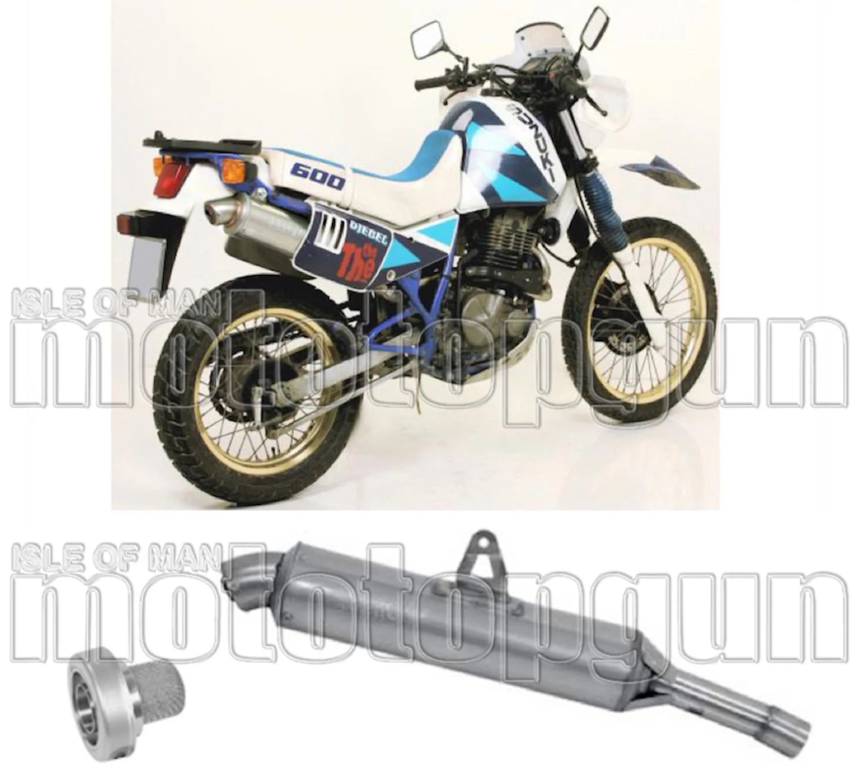 Non-Catalytic Exhaust Tip With Sound Certification Paris Dacar Stainless Steel Stainless Steel - Arrow Special Parts Compatible With Suzuki Dr 600 R (1985-1987)