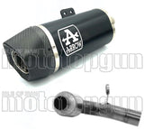 Non-Catalytic Exhaust Tip With Sound Certification Indy-Race Black Aluminium Carbon - Arrow Special Parts Compatible With Bmw F 900 Xr (2020-2024)