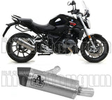 Exhaust Tip With Noise Certification Maxi Race-Tech Aluminium Carbon - Arrow Special Parts Compatible With Bmw R 1250 Rs (2019-2020)
