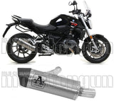 Exhaust Tip With Noise Certification Maxi Race-Tech Aluminium Carbon - Arrow Special Parts Compatible With Bmw R 1250 (2019-2020)