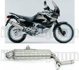 Exhaust Tip With Noise Certification Paris Dacar Stainless Steel Stainless Steel - Arrow Special Parts Compatible With Honda Xrv 750 Africa Twin (1996-2004)