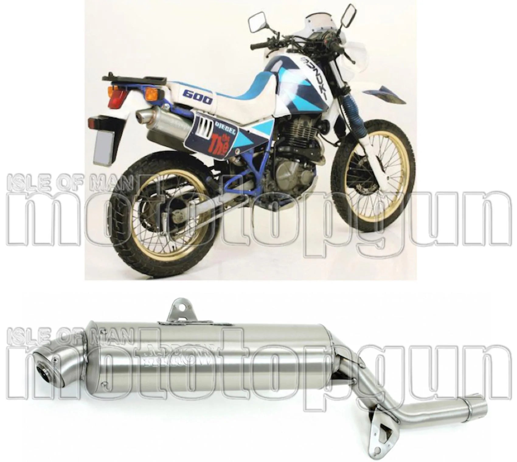 Exhaust Tip With Noise Certification Paris Dacar Stainless Steel Stainless Steel - Arrow Special Parts Compatible With Suzuki Dr 600 S (1985-1990)