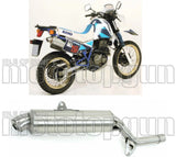 Exhaust Tip With Noise Certification Paris Dacar Stainless Steel Stainless Steel - Arrow Special Parts Compatible With Suzuki Dr 600 S (1985-1990)