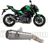 Exhaust Tip With Noise Certification Pro-Race Nichrom Stainless Steel - Arrow Special Parts Compatible With Kawasaki Z 900 (2017-2019)