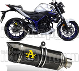 Exhaust Tip With Noise Certification Thunder Carbon Carbon - Arrow Special Parts Compatible With Yamaha Yzf-R3 (2018)