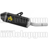Exhaust Tip With Noise Certification Explorer Black Aluminium Carby End Cap - Arrow Special Parts Compatible With Yamaha Ténéré 700 (2025-2026)
