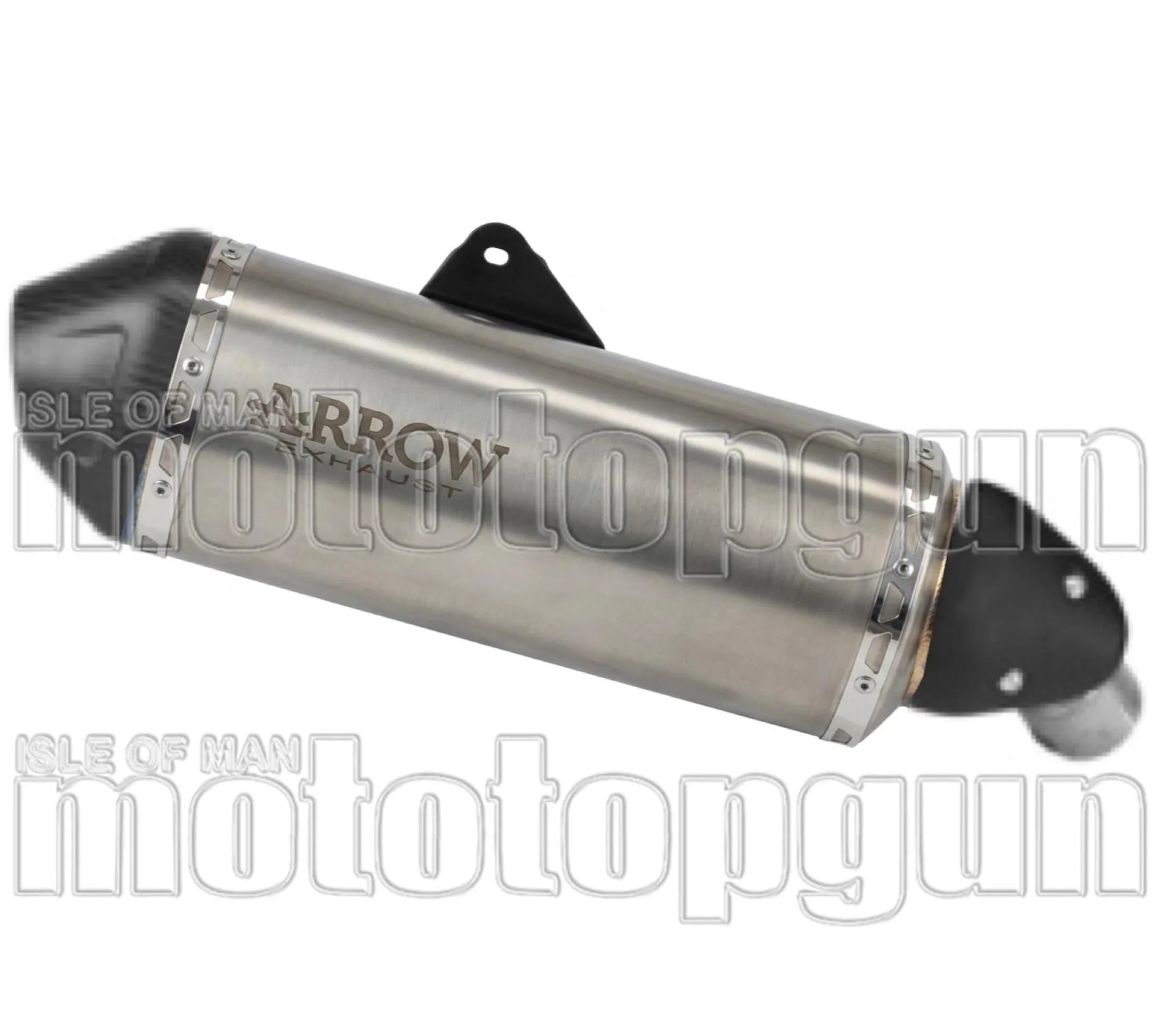 Exhaust Tip With Noise Certification Explorer Titanium Carby End Cap - Arrow Special Parts Compatible With Suzuki V-Strom 1050 (2025-2026)