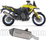 Exhaust Tip With Noise Certification Explorer Titanium Carby End Cap - Arrow Special Parts Compatible With Suzuki V-Strom 800 Se (2025-2026)