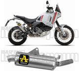 Exhaust Tip With Noise Certification Indy-Race Titanium Stainless Steel - Arrow Special Parts Compatible With Ducati Desert-X 950 (2022-2025)
