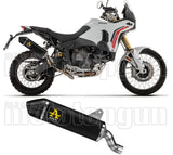 Exhaust Tip With Noise Certification Indy-Race Black Aluminium Body And Carbon Cap - Arrow Special Parts Compatible With Ducati Desert X (2026)
