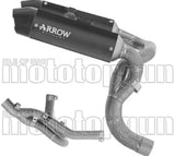 Non-Catalytic Exhaust Tip With Sound Certification Black Titanium - Arrow Special Parts Compatible With Ducati Panigale V2 - S (2025-2026)