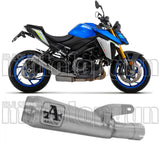 Exhaust Tip With Noise Certification Pro-Race Titanium Titanium - Arrow Special Parts Compatible With Suzuki Gsx-S 1000 (2021-2024)