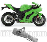 Exhaust Tip With Noise Certification Pro-Race Aluminium Stainless Steel - Arrow Special Parts Compatible With Kawasaki Zx-10R (2021-2024)
