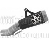 Non-Catalytic Exhaust Tip With Sound Certification Pro-Race Black Aluminium Stainless Steel - Arrow Special Parts Compatible With Kawasaki Zx 10Rr (2021-2024)