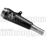 Exhaust Tip With Noise Certification Pro-Race Black Nichrom - Arrow Special Parts Compatible With Kawasaki Z 500 (2024-2026)