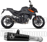Exhaust Tip With Noise Certification Pro-Race Black Nichrom - Arrow Special Parts Compatible With Ktm 990 Duke (2024-2026)