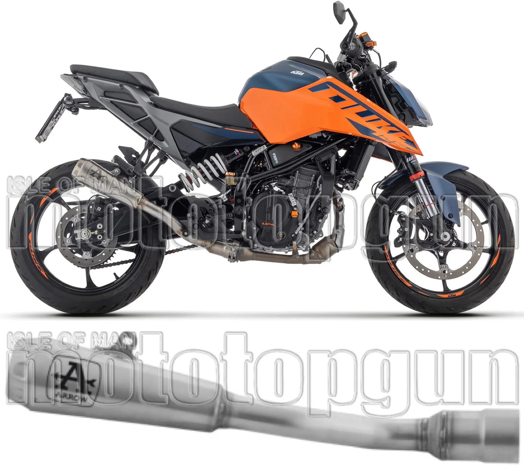 Exhaust Tip With Noise Certification Pro-Race Nichrom - Arrow Special Parts Compatible With Ktm 390 Duke (2024-2026)