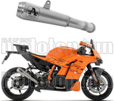Exhaust Tip With Noise Certification Pro-Race Titanium Steel End Cap - Arrow Special Parts Compatible With Ktm 990 Rc R (2026)
