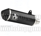 Catalytic Exhaust Tip With Sound Certification Urban Black Aluminium Stainless Steel Black - Arrow Special Parts Compatible With Peugeot Metropolis 400 (2017-2021)